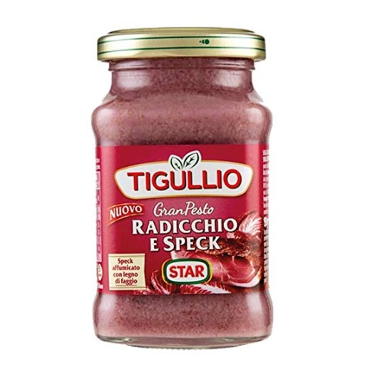 Omáčka na cestoviny Tigullio pesto radicchio speck IT