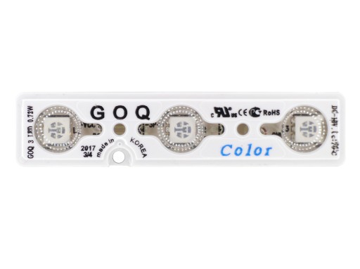 GOQ CHIP SAMSUNG LED MODUL IP68 MODRÁ 0,72W