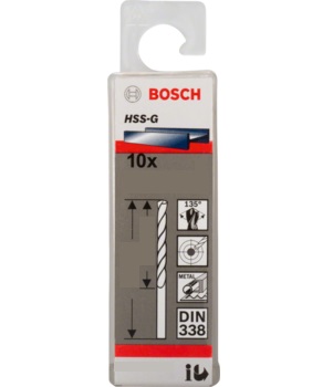 BOSCH VŔTAČKA DO KOVU HSS-G 4,0 mm 1 ks