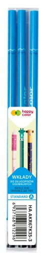 Happy Color odnímateľné náplne do pera 3 ks.