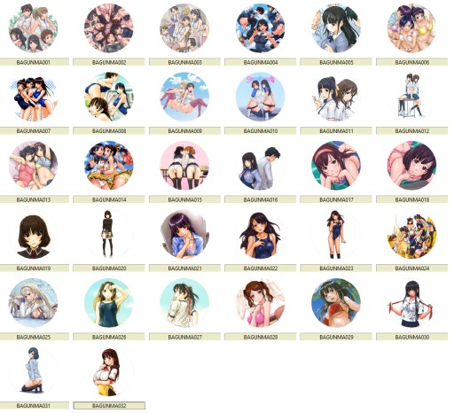 Manga Anime Gunma Hentai Pins VEĽKÝ VÝBER