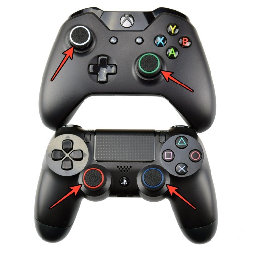 Prekrývacie gumy Grips podložka PlayStation 4 Xbox One