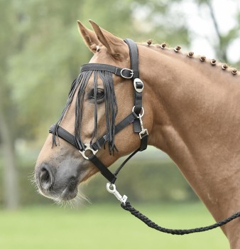 Klasická čelenka Pony proti hmyzu so strapcami