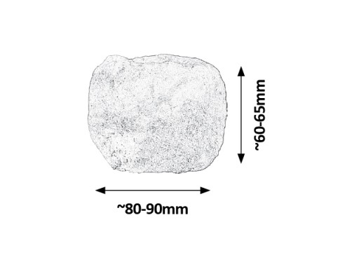 STOJAN NA SOĽNÚ SVIEČKU IONIZÁTOR ROCK 0,5-0,7KG 4129