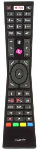 Diaľkové ovládanie pre TV RM-C3231 SMART NETFLIX YYOUTUBE JVC VESTEL