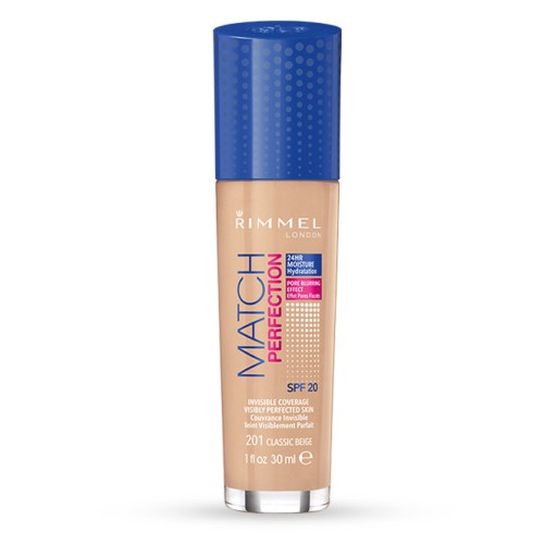 RIMMEL MATCH PERFECTIONS COVERING FOUNDATION SPF20 201