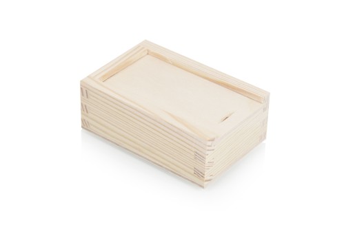 DREVENÁ KRABIČKA NA kontajner PENDRIVE DECOUPAGE