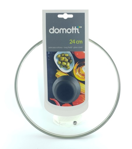 Sklenená pokrievka s prieduchom 24 cm DOMOTTI
