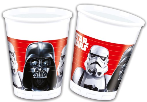 Star Wars plastové poháre 200 ml 9 ks.