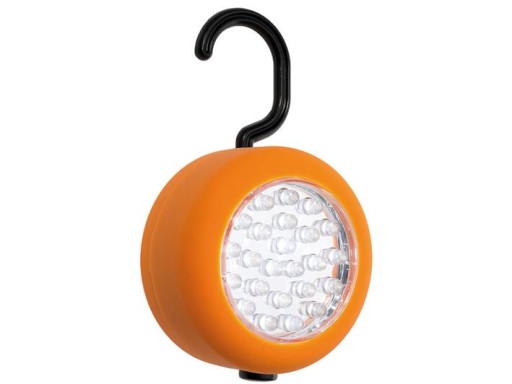Okrúhle prenosné svietidlo s 24 LED diódami DR-LLO-01