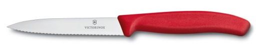 Victorinox 6.7731, nôž na zeleninu, zúbkovaná čepeľ 10 cm, Swiss Classic