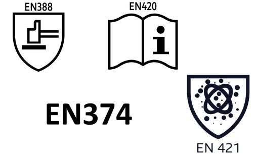 Gumené rukavice Ansell 87-190 AlphaTec, veľkosť 7 S