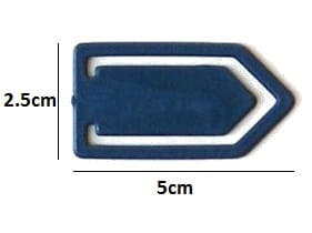 Zistiteľná spinka 2,5x5cm P0383 HACCP