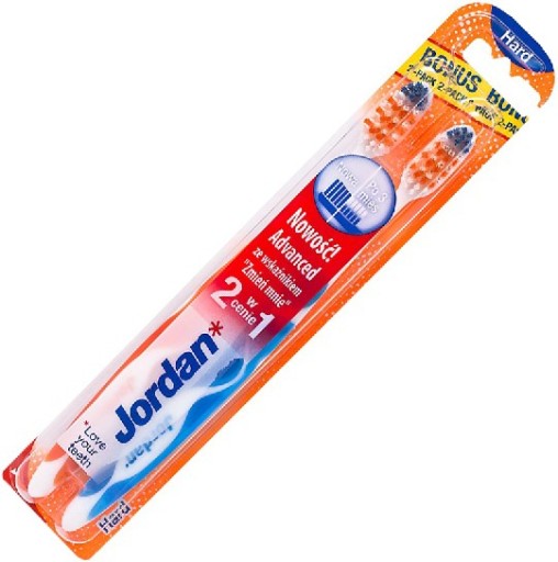 Jordan Advanced Hard zubná kefka HARD 2 ks.