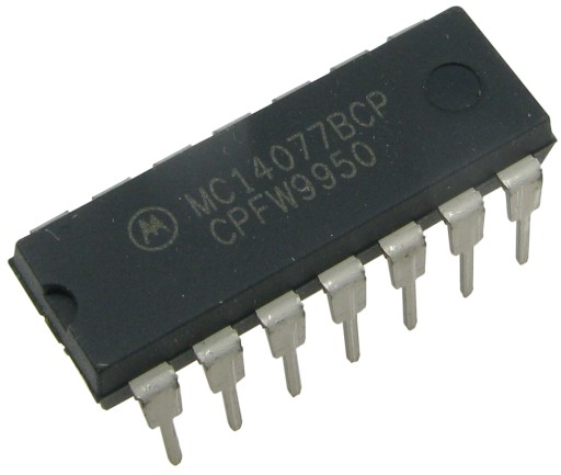 MC14077BCP 4 dvojvstupové brány EX-NOR DIP14 /3698