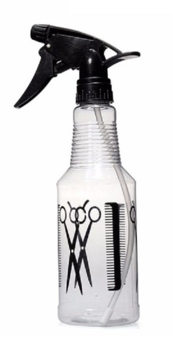 a.t.a Kadernícky rozprašovač, plastový, čierny, s nápisom, 250 ml
