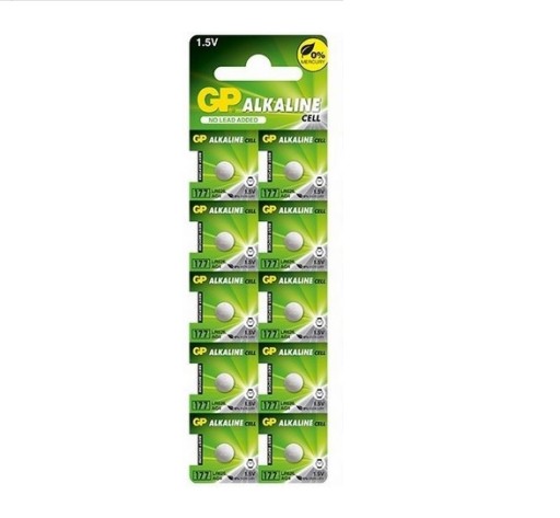 10x alkalická batéria do hodiniek GP AG4 177 LR626