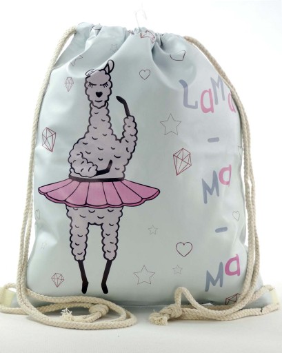 Pevná veľká taška na batoh, pogumovaná Alpaca Lama