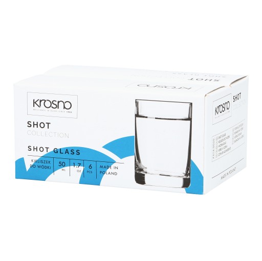 Poháre na vodku 50 ml BASIC 6 kusov | LOOM
