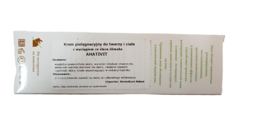 AHATIVIT KRÉM SO SLIMAKÝM HLIENOM NÁPRAVA ACHATIVIT