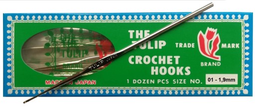 JAPONSKÝ HÁČKOVANÝ TULIPÁN JAPONSKO 01 - 1,9mm + OSTATNÉ