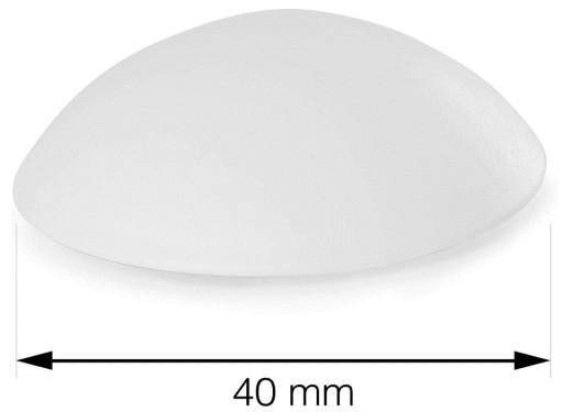 Nárazník samolepiaci 40mm, doraz, nárazník, béžová