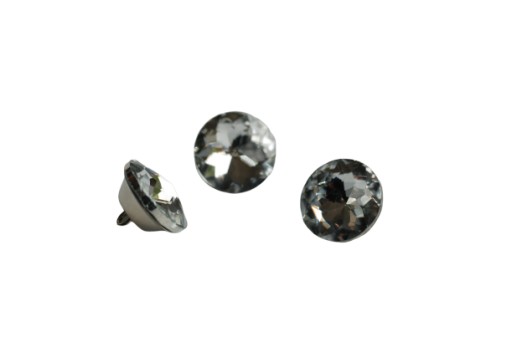 Poťahový gombík krištáľové sklenené flitre 20 mm