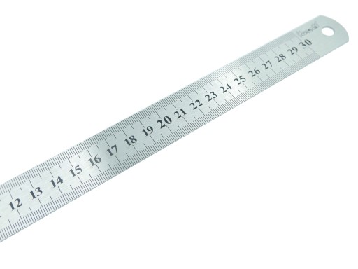 STEEL RULE RULE RULE 300mm INOX