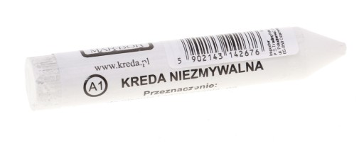 BIELA ŠKOLSKÁ KRIEDA, NEPRAŤANÁ, TYP A, 100 mm