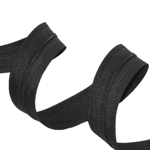 PÁSKA NA Zips, VYstužený zips 3MM /T3 ČIERNA 10M