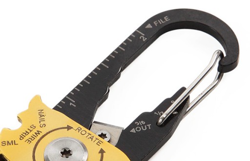 MULTITOOL 20 TOOLS KARABÍNOVÝ KĽÚČENSKÝ NÔŽ