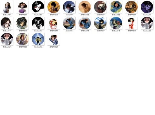 Manga Anime Battle Angel Alita GUNNM Pins