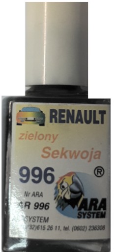 RENAULT 783 ROUGE NACRE LAKU NA ŠKRABANINY ARA