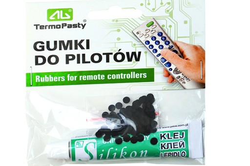 Gumy na diaľkové ovládače s lepidlom