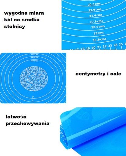 SILIKÓNOVÁ DOSKA VEĽKÁ SKLADAČNÁ, PROTIŠMYKOVÁ PODLOŽKA NA TORTU 50 X 39 CM