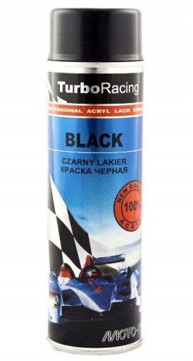 DARČEKY ZADARMO# TURBO RACING MAT BLACK akrylový lak 500ml