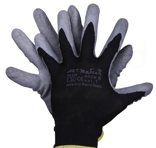 RUKAVICE PRACOVNÉ RUKAVICE OHS POLYESTER VEĽ. 10