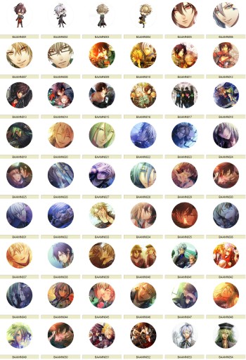 Manga Anime Amnesia Pins MNOHÉ DIZAJNY