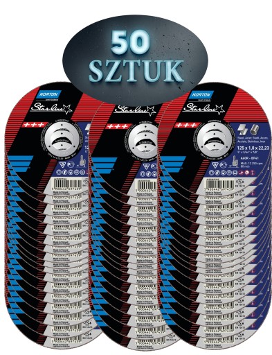 Norton Starline rezací kotúč na kov 125x1,0 mm