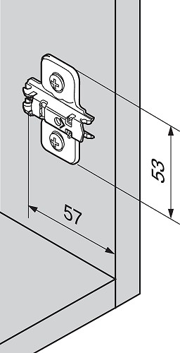 BLUM Aventos HF 70T5550.TL Clip Top pánt 120°