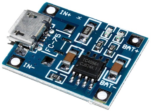 NABÍJAČKA LI-ION BATÉRIÍ TP4056 MICRO USB
