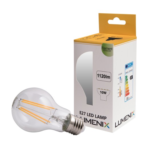 E27 LED FILAMENT Žiarovka Edison DECORATIVE Sphere 1120lm 10W TEPLÁ