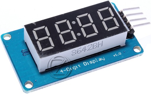 4-miestny LED displej TM1637 Arduino 7 segment