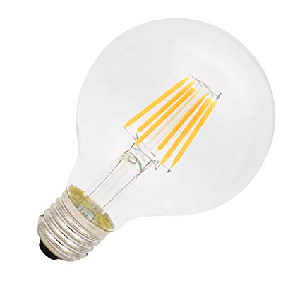 LED žiarovka E27 G80 vintage KULA vlákno 6W číra