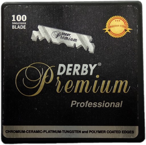 Derby PREMIUM žiletky na polovičné žiletky, 100 kusov