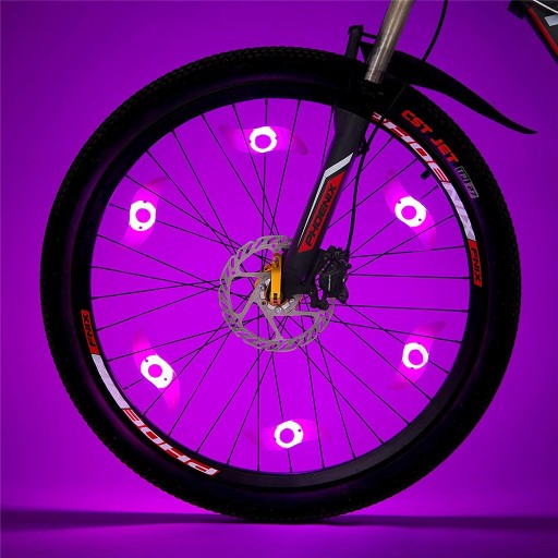 LED SVETLO NA LAPÁCH BICYKLA PREKRÝVAJÚCI FARBAMI