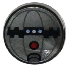 LEGO PLATE 1x1 S TLAČENOU ROZBUŠKOU 98138pb008