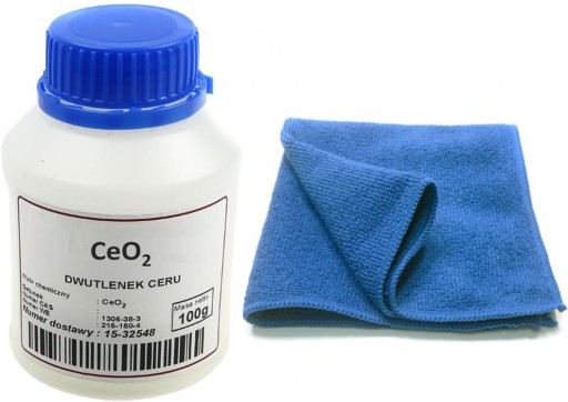 CERIUM OXIDOVÉ SKLO LEŠTENIE OKIEN 100G