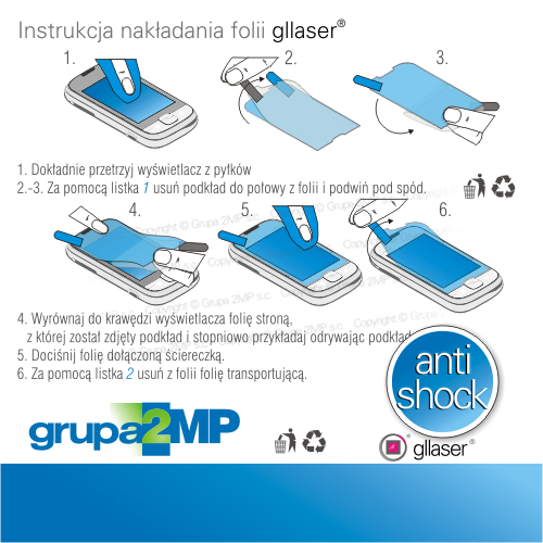 Ochranná fólia Anti-Shock 5H Tom Tom RIDER 550