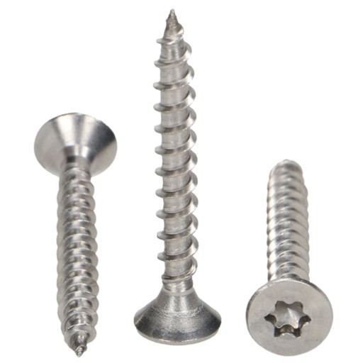 5x100 skrutka do dreva TORX kužeľ, nerez A2, 10 ks